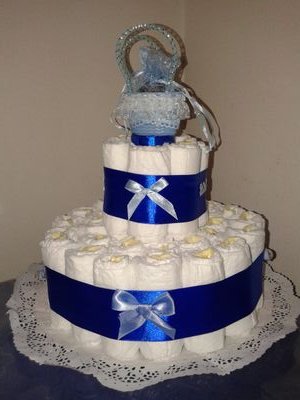 Hacemos tu torta de pañales para baby shower! Santiago de Chile