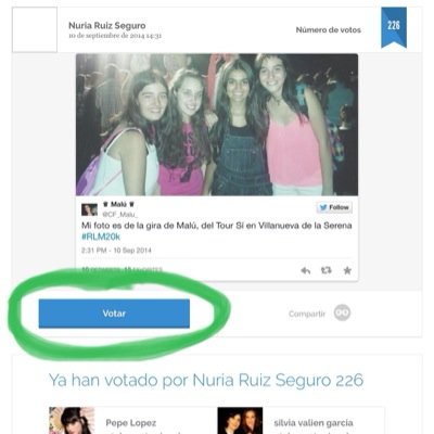 VOTA POR UN SUEÑO!! http://t.co/NfMPSApNo2 ❤️