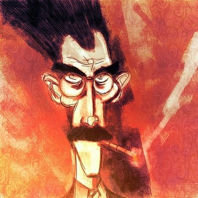 La più popolare pagina di battute dedicata a Groucho! (Pic by @rrobe)