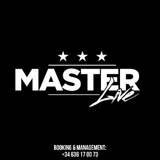 Master LIVE. Compañia independiente de artistas, especializada en música dance & house. Booking +34 636 17 00 73. (Extremadura)