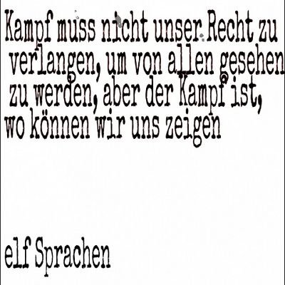 wir kämpfen für unsere Klasse, die einige Leute sagen, unsere Klasse ist die Klasse der Entsorgung ~