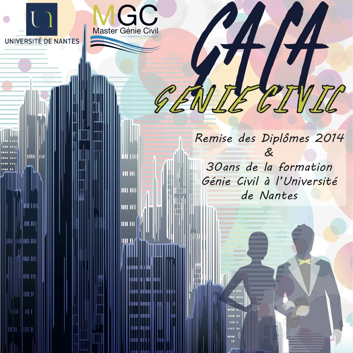 Soirée de Gala organisée le 29 Novembre 2014 à Pornichet (44) pour les 30 ans de la formation de cadres en Génie Civil. Master @UnivNantes