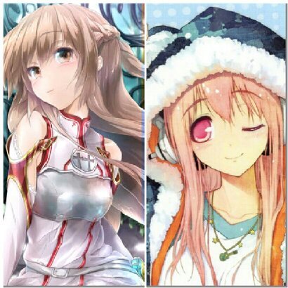|| Asuna: Stuck in a game called sao, Looking for my Kirito. #Single || Sonico: Hey I'm a vocaloid I love my friends, Looking for a Kawaii kitsune. #Single ||