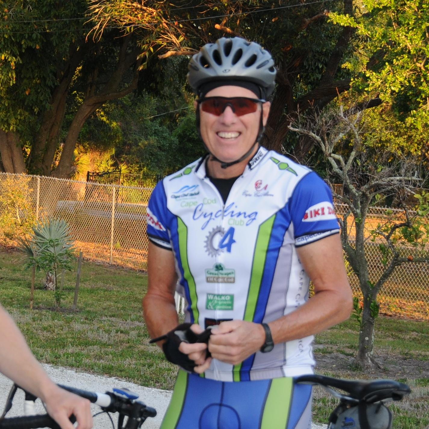 teacher and bike rider