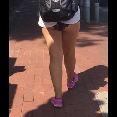 Shorts_or_Nah's profile picture. Documenting the spreading trend of girls wearing giant shirts