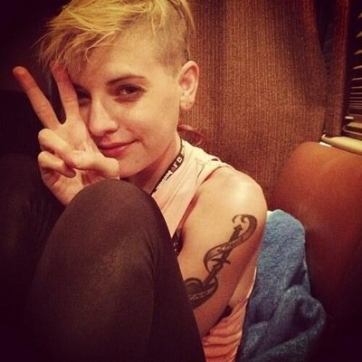 Juliet Nicole Simms. I sing my heart out, play guitar, in the rock band Automatic Loveletter~ My Andy : @andybiersacksin