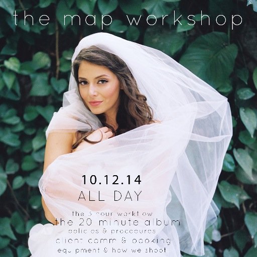 The Map is a workshop for wedding photographers.