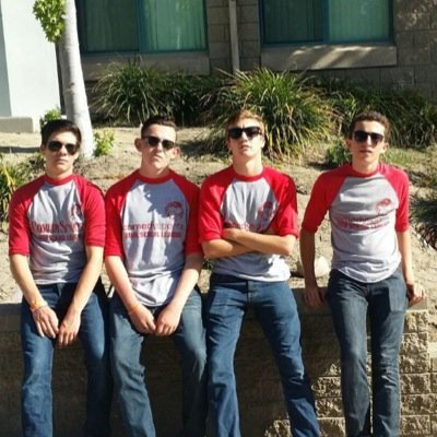 We make things up LCC Comedy Sportz: High School League Ryan Mitchell, Dylan Hvezda, Kyle Whatnall, and Drew Anderson.