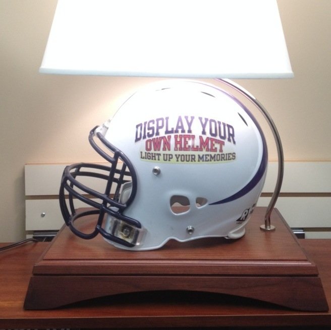 ChampsLamps's profile picture. Home of the Universal Sports Lamp Helmet. Elegant lamps and cases that preserve the happy memories of sports.