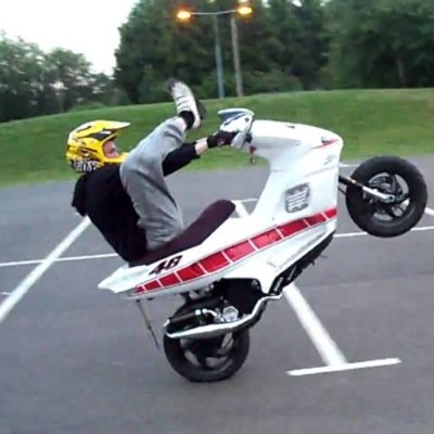 if you own a moped or any other kind of motorbike feel free to show up at the given location.