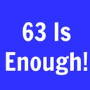 63 Is Enough (@63isenough) Twitter