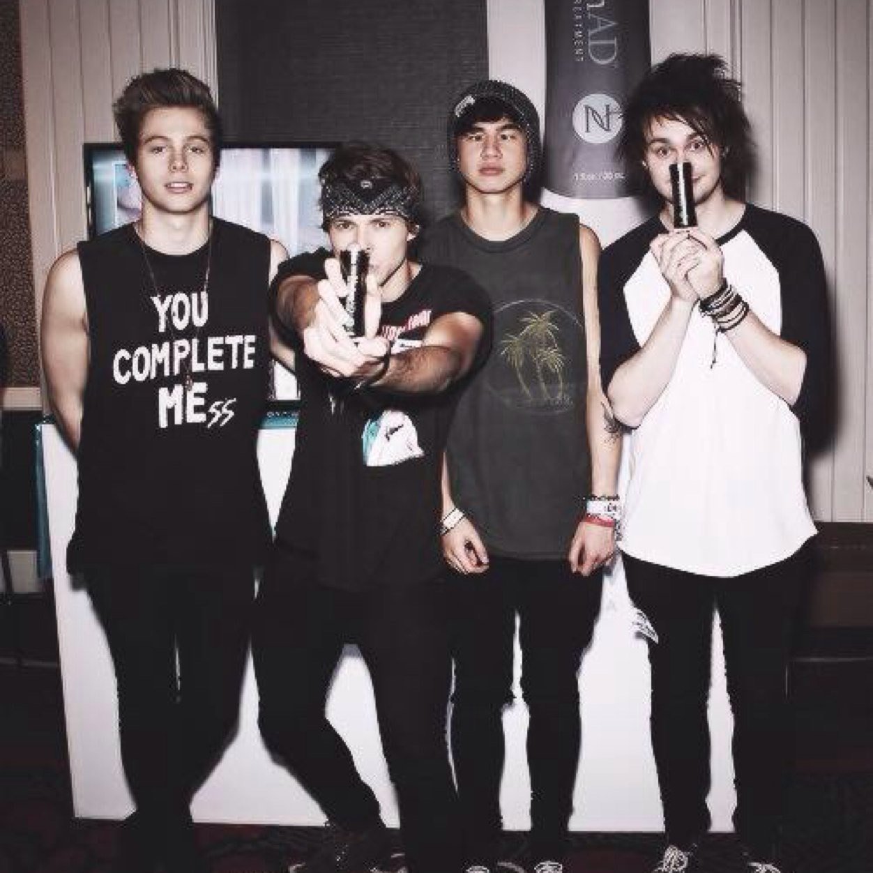 Basically anything 5sos would say in texts|we take personal requests|