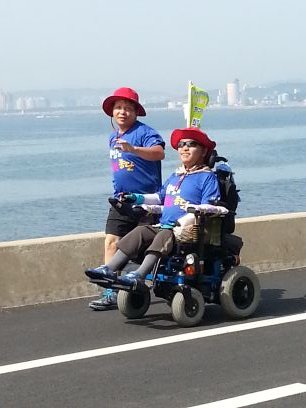 아들 + 아빠 = 하나. (근육병) (국토종단) (미국대륙횡단) (muscular dystrophy)            [세상의 모든 어린이들은 건강하게 자랄수있는 권리가 있습니다]