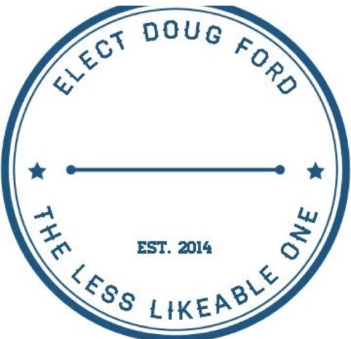 Twitter account for the Elect Doug Ford 2014 parody site. Inactive.