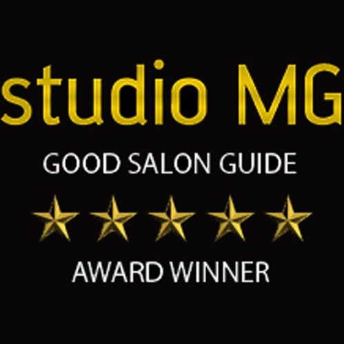 Studio MG is runner up for London Best Hairdressing Salon 2015 at London Lifestyle Awards and also holds a 5 star rating awarded by the Good Salon Guide.
