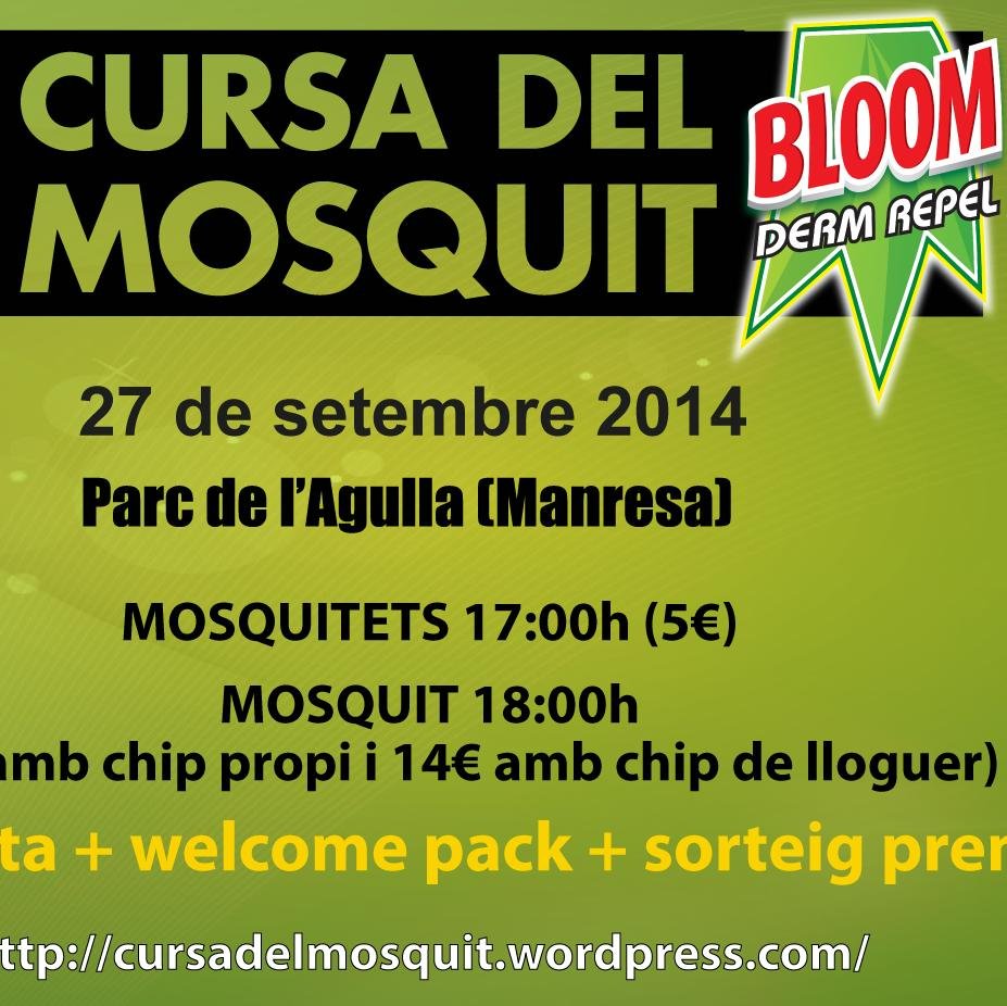 27 de setembre · V Edició de la Cursa del Mosquit, organitzada per V3rtice i el Club.