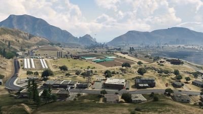 A little village at the Alamoasea in Blaine County           That's the official Grapeseed-page