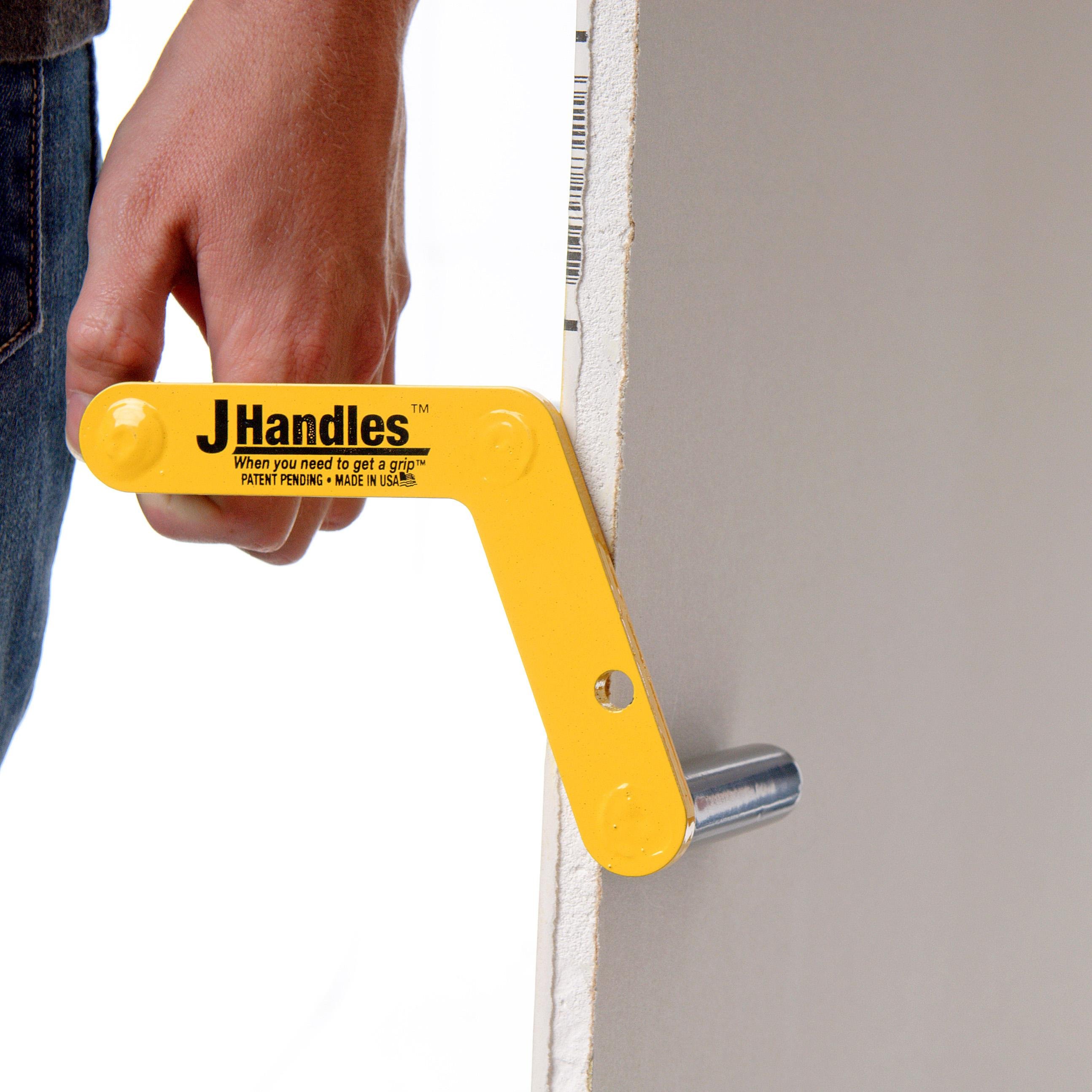 The ONLY way to carry drywall and other sheet goods.
-James Harness