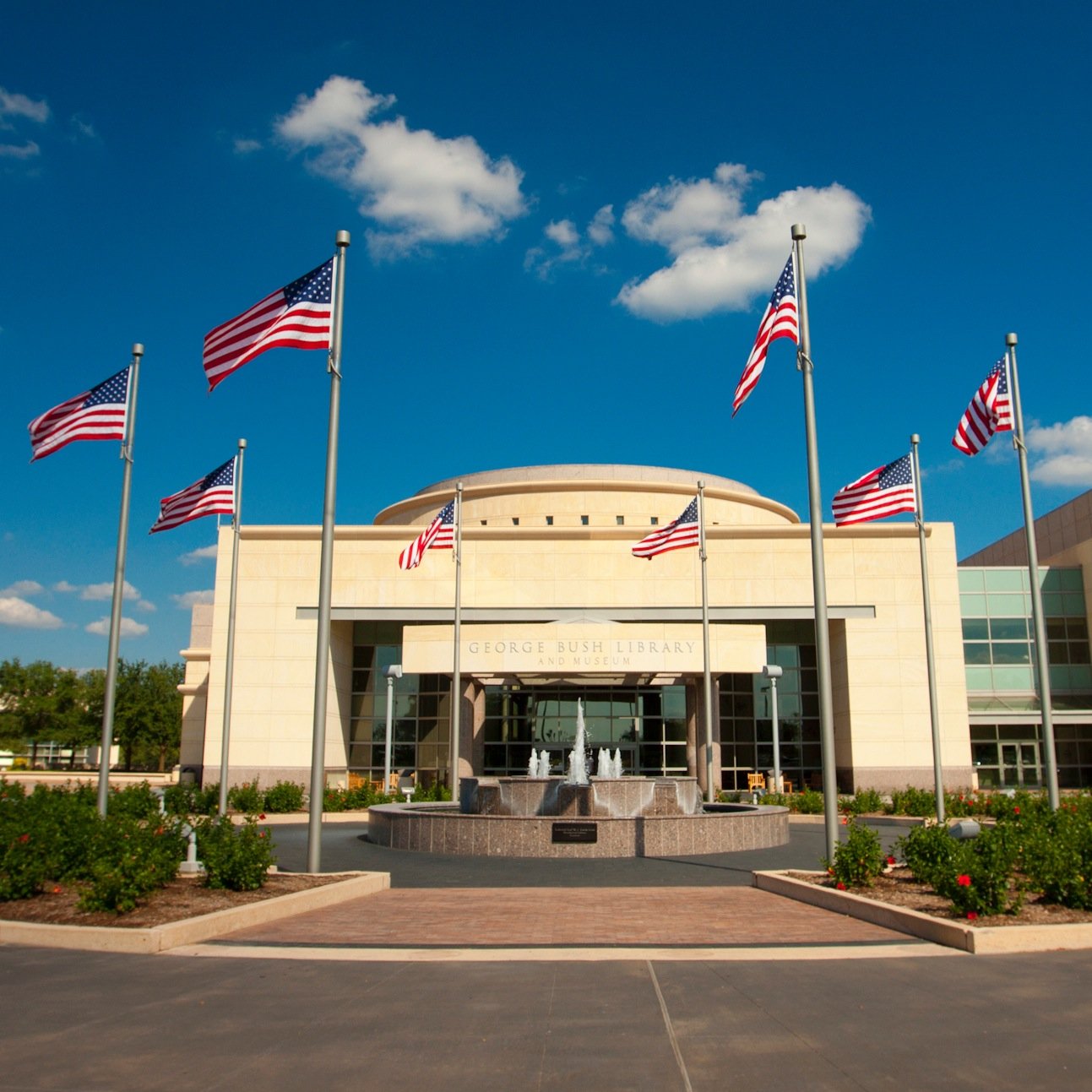 For information about the George Bush Presidential Library and Museum follow @bush41library and @bush41