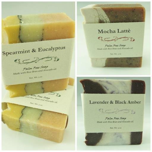 Beautiful handmade soaps. Natural oils, butters, essential & fragrances, mica colorants. No fancy packaging, no fancy labels just lovely soap for you to enjoy.