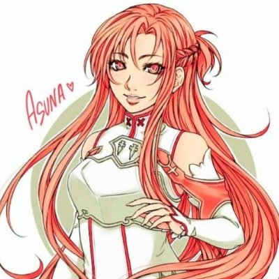 Heroine,Kirito's partner,sub leader of the ~Knights of the blood~ guild and the daughter of the former CEO of RECT Inc,Yuuki Shouzou. #SAORP