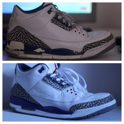 We provide professional trainer restoration services including: Basic washing Colour touchups Sneaker prep/removing paint @solepurposeshop Dm for enquires!