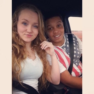 on the way to the top w/ my baby ✊✨ @In_Her_Tweets