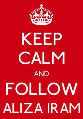 DON'T FOLLOW ME HERE !!! I gave yu a free follow back here,now follow me @Aaliza7         THANK YOU ! :)