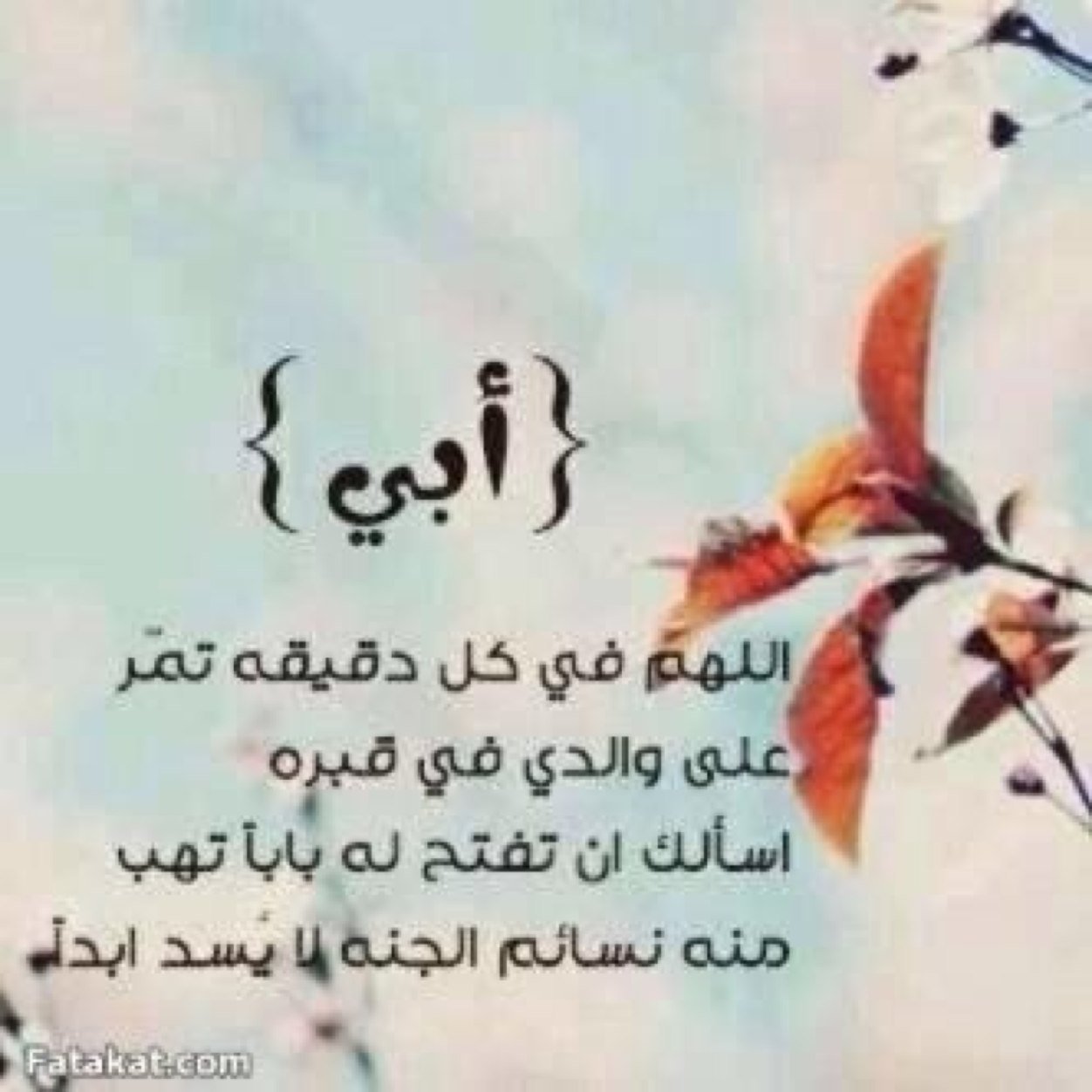 ربي إجعل (ابي ) ♡ يستوطن | جنتكك كما استوطن .أعماق فؤادي - اللهم إغفر لوالدي وارحمه ❤️