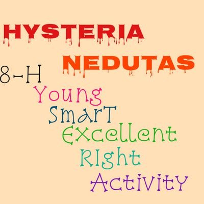 8Hysteria. Anak didiknya Bu H.Susi S S.Pd  14❤