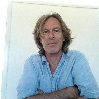 Director of the documentary;
Adrian Borland, walking in the opposite direction.