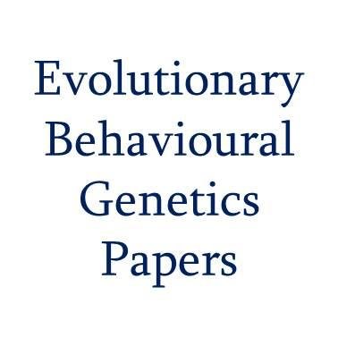 Twitterbot of Evolutionary Behavioural Genetics papers in #PubMed. Curated by @darrenjparker