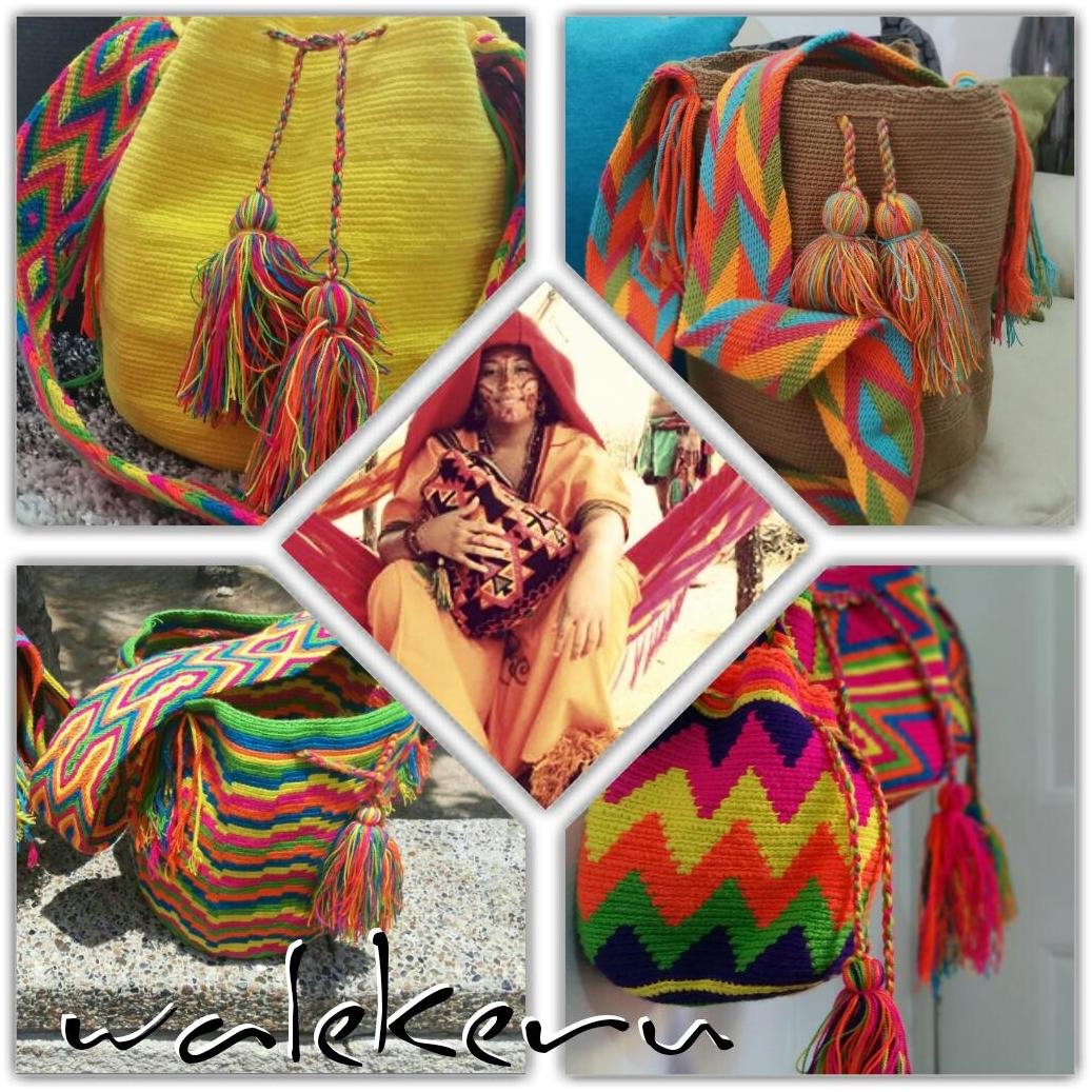 La tradición y la cultura florecen en el arte del tejido. Mochilas Wayuu hechas 100% a mano con calidad y pasión. Envíos a todo el país.Wsp: +573215043736