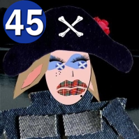 I a Pirate Chief be. So belay all that idle persiflage and Retweet me often. It be better in the long haul. For #Scotland We are #The45