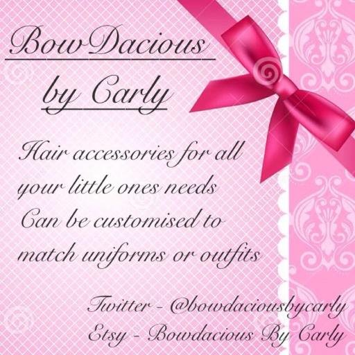 bowdaciouscarly's profile picture. I make hair accessories for young ladies. 
Can be customised for school uniforms and outfits.
Based in Birmingham, UK (can post worldwide)