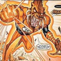The Orange Light. Pure avarice. The primal essence of greed. The light spoke to Larfleeze, and he knew, then and there, the light would be his, and his alone.