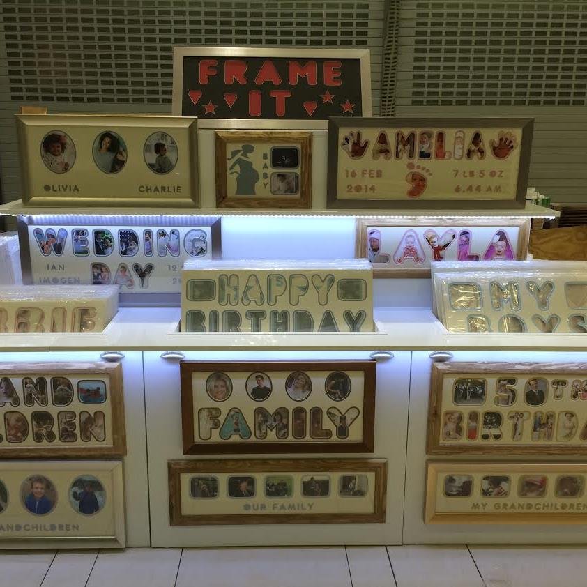 New Bespoke framed mounts. Family, Friends, Weddings, Anniversaries and much more. Priced between £15-£45. Currently based in the Frenchgate shopping centre.