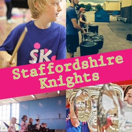 Staffordshire Knights Drum & Bugle Corps. Providing a fun #music activity for young people around #Staffordshire @drumcorpsuk, @drumcorpseurope #growdrumcorps