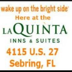 The La Quinta Inn & Suites Sebring is the CLOSEST off-track hotel to the Sebring International Raceway. We offer FREE WiFi, hot breakfast & more! We accept CLC.