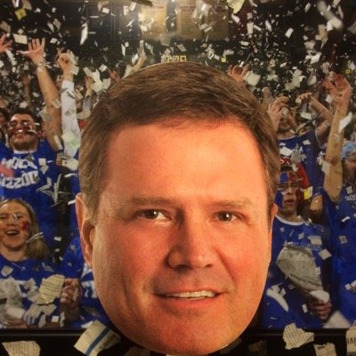 When I'm uh...not coaching KU Hoops, I uh...uh, try to keep mySelf busy. Just uh...just terrific!