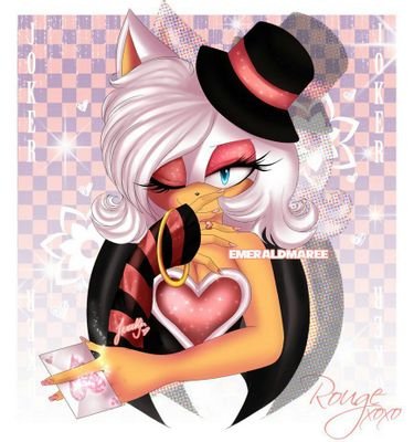 Hello darling~ I'm Rouge the Bat. Möbius's ♯1 treasure hunter. If you need me, Ill be somewhere looking for some beautiful gems. ❤#Taken~❤
