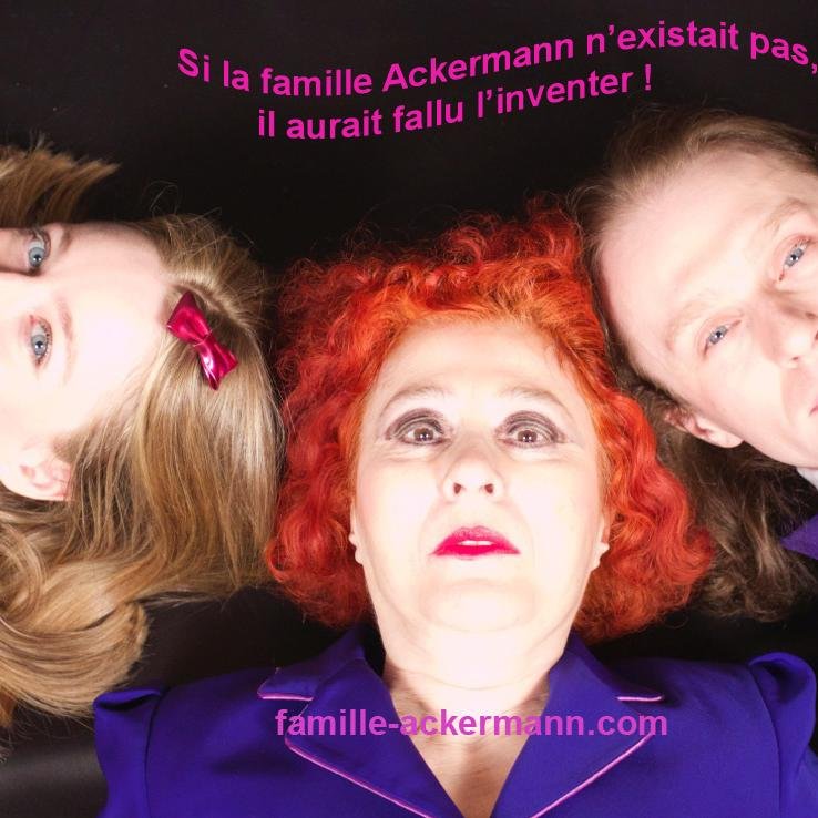 Aquí está la familia Ackermann, con la madre Pascale, el padre Cyril, hijo e hija Morgan Capucine.
 el más loco de todo el universo tvshow !
 Sígueme