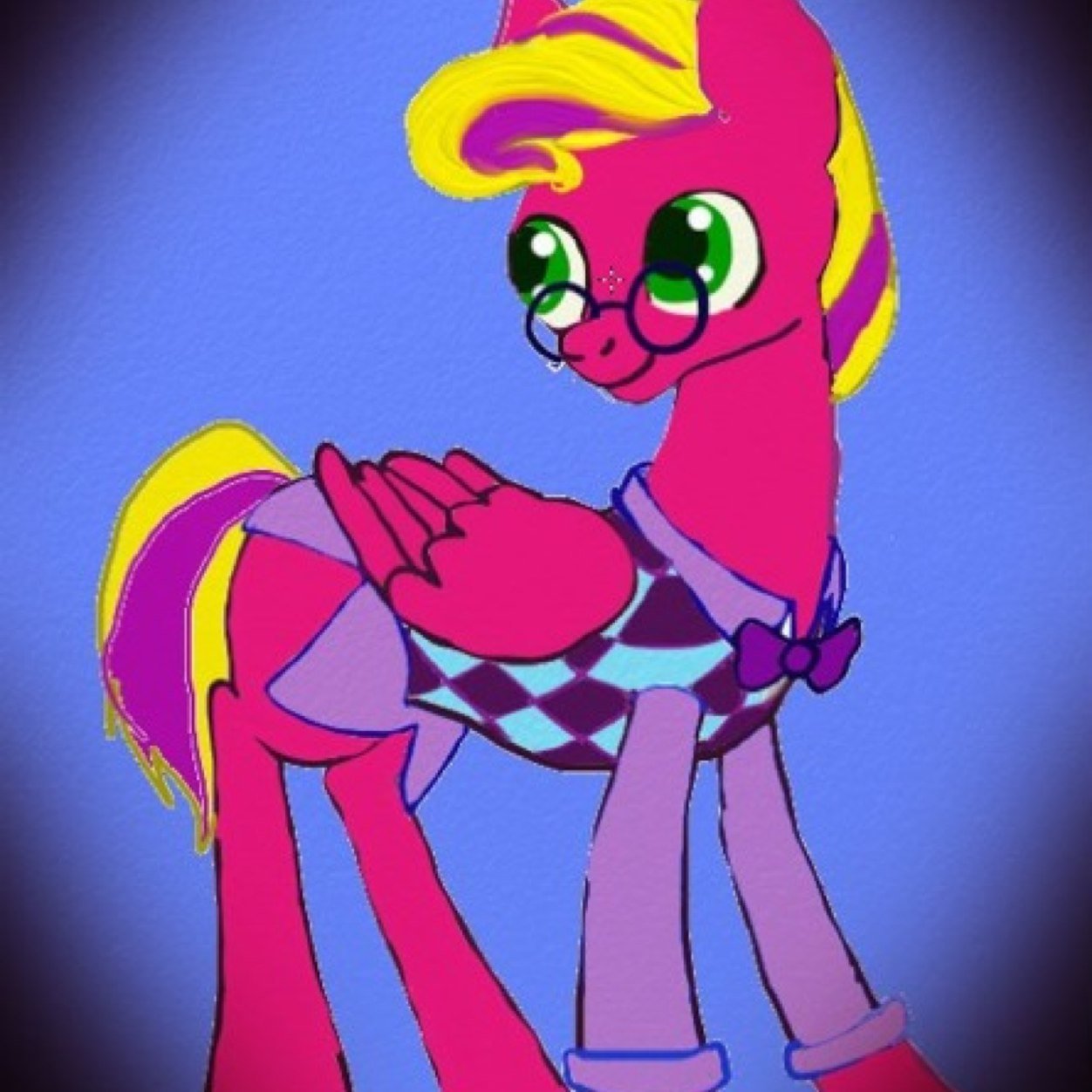 I am Punkie's elder brother! I am a scholar and a nerd...quite shy unless with family, animals, or kids. married to @mlp_abigail