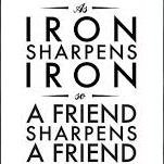 TheSharpening's profile picture. Iron Sharpens Iron Proverbs 27:17