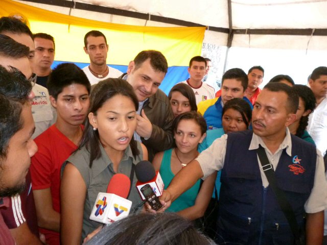 Delegada JuventudPsuv @vocera OBE comprometida con este proceso, chavista y madurista hasta la muerte