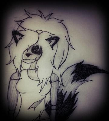 Rikku the ex waitress at Freddy Fazbear's Pizzeria. #FNAF #RP #OC #Animatronic
