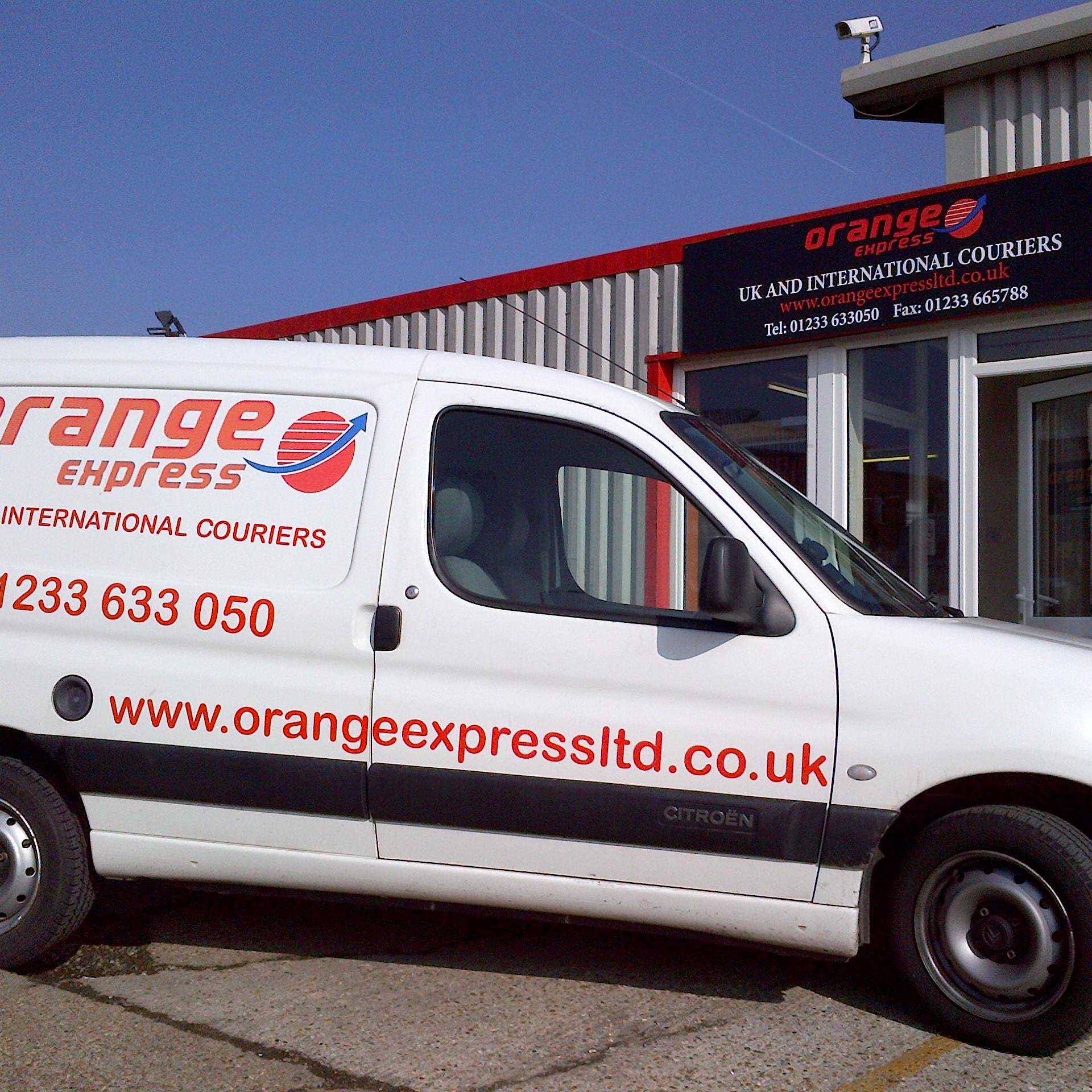 Orangexpressltd's profile picture. We are a Kent based Courier company delivering Worldwide and throughout the UK and Europe, from a document to container shipping we cover it all.