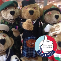 herothebear's profile picture. Hiya, I'm the official mascot for 'Help for Heroes' @helpforheroes and help fundraisers across the UK! #rebuildinglives