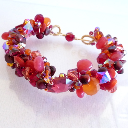 Also @PottyMouthGems. I create colorful jewelry and scarves. lemme add some sparkle...There! All good!