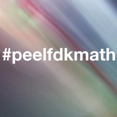 Curating math provocations, math play & tweets making math thinking visible from #peelfdkmath.